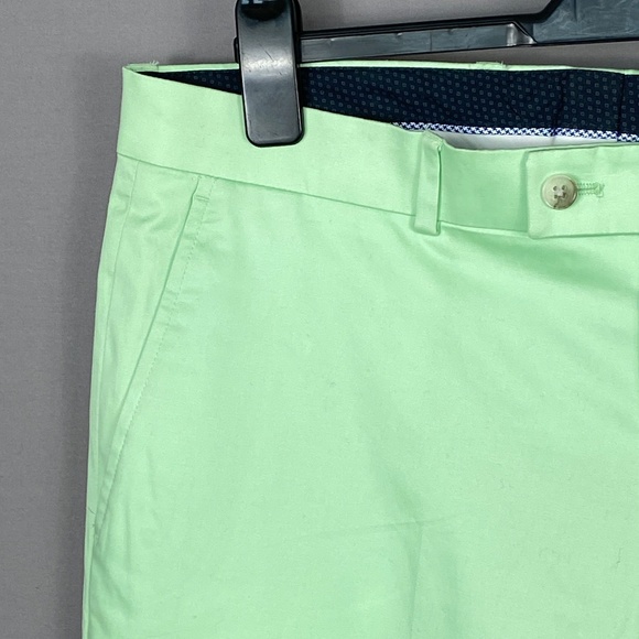 The Savile Row Company Mens Camden Chino Pants in Mint Green Size 42R 36W - Picture 3 of 8